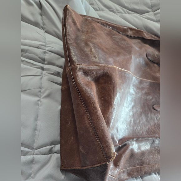 J. Crew large brown leather bag - Picture 9 of 14